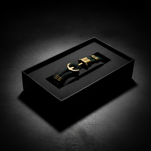 Bracelet ancre vintage bronze 